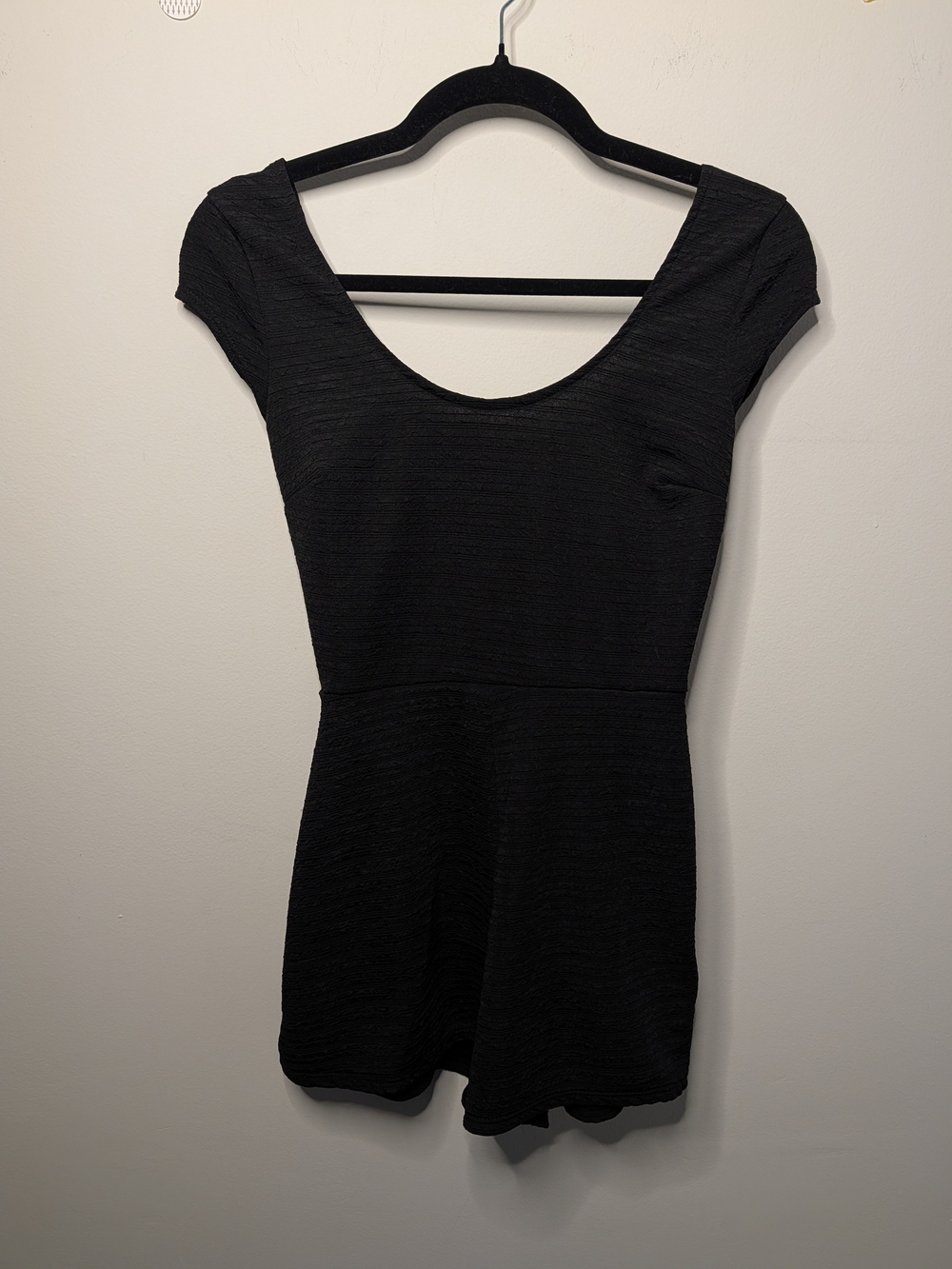 Urban Outfitters Black Romper ties at back Size XS